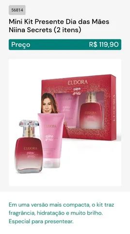 Mini kit presente Dia das Mães Niina Secrets Eudora (2 itens) - Foto 2