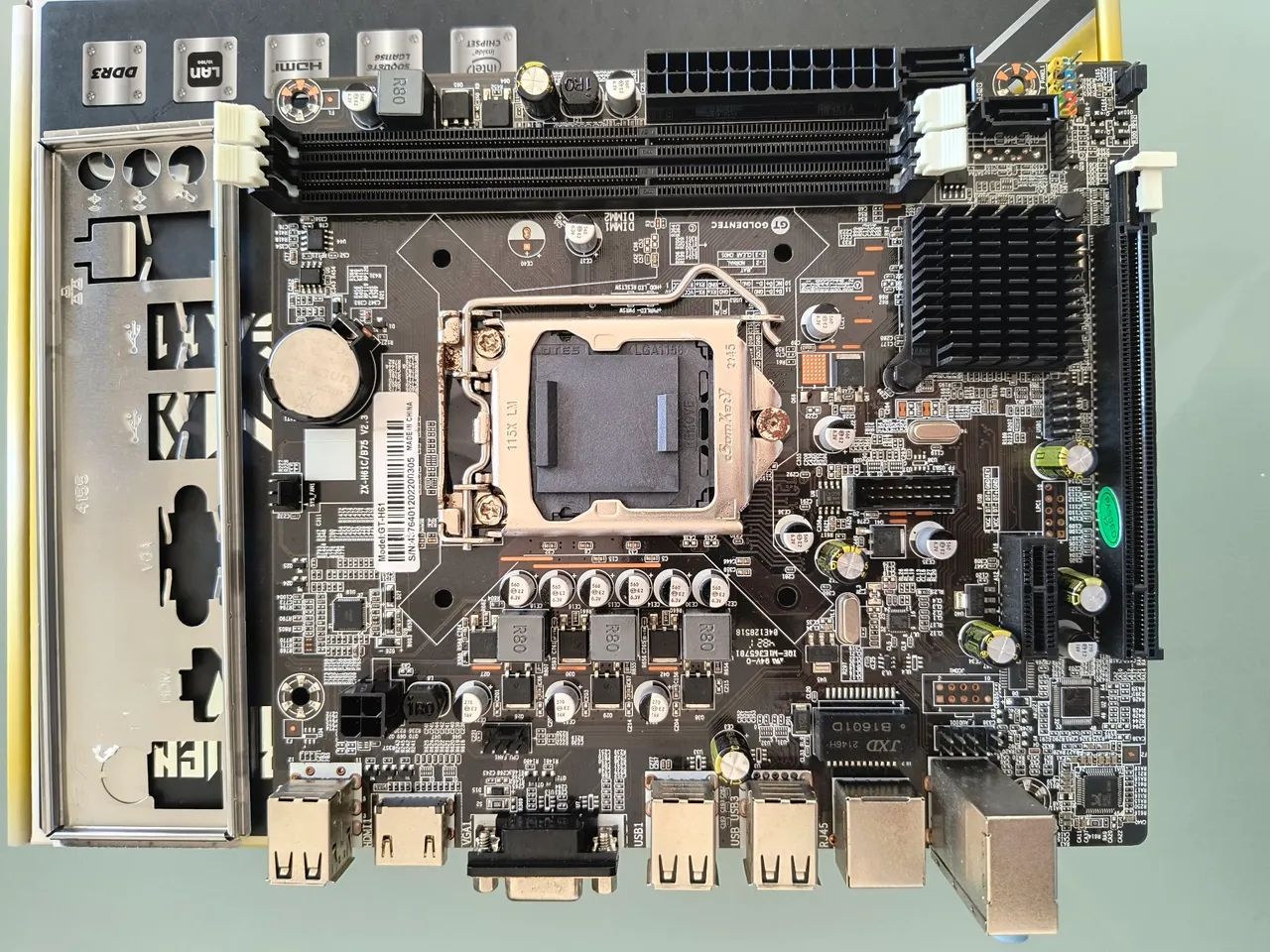 Placa mãe 1155 nova - Foto 3