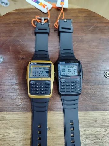 Relógio original calculadora prova de água 