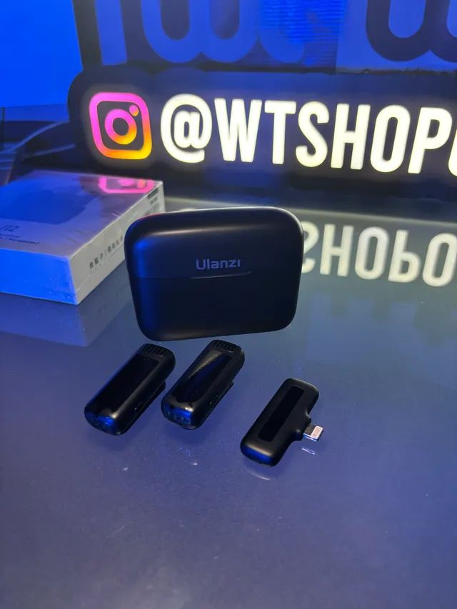 Microfone de Lapela J12 Ulanzi profissional 