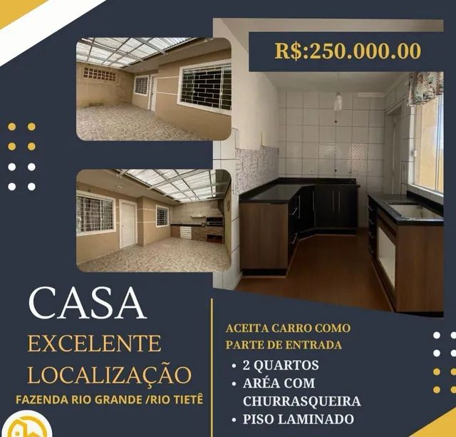 Captação de Casa a venda na Rua Rio Tietê - até 750/751, Iguaçu, Fazenda Rio Grande, PR