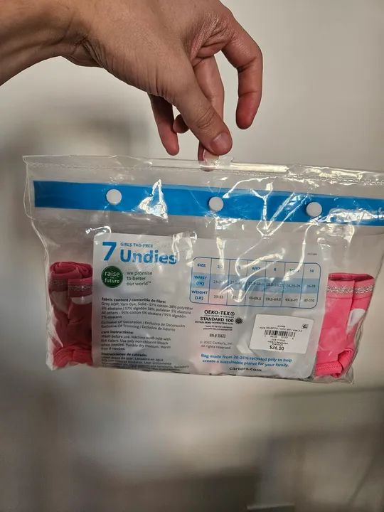 A MELHOR Calcinha do MUNDO- Carter's com 7 Unidades - Foto 2