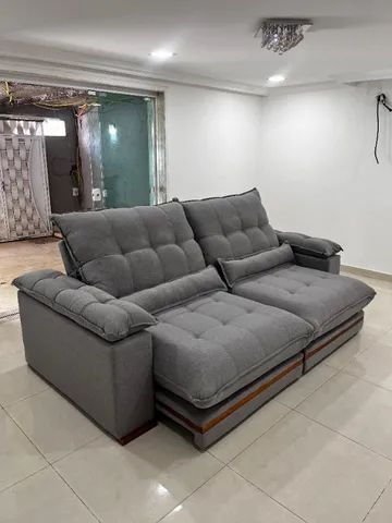 sala sofa retratil e reclinavel de 250 cm  - Foto 4
