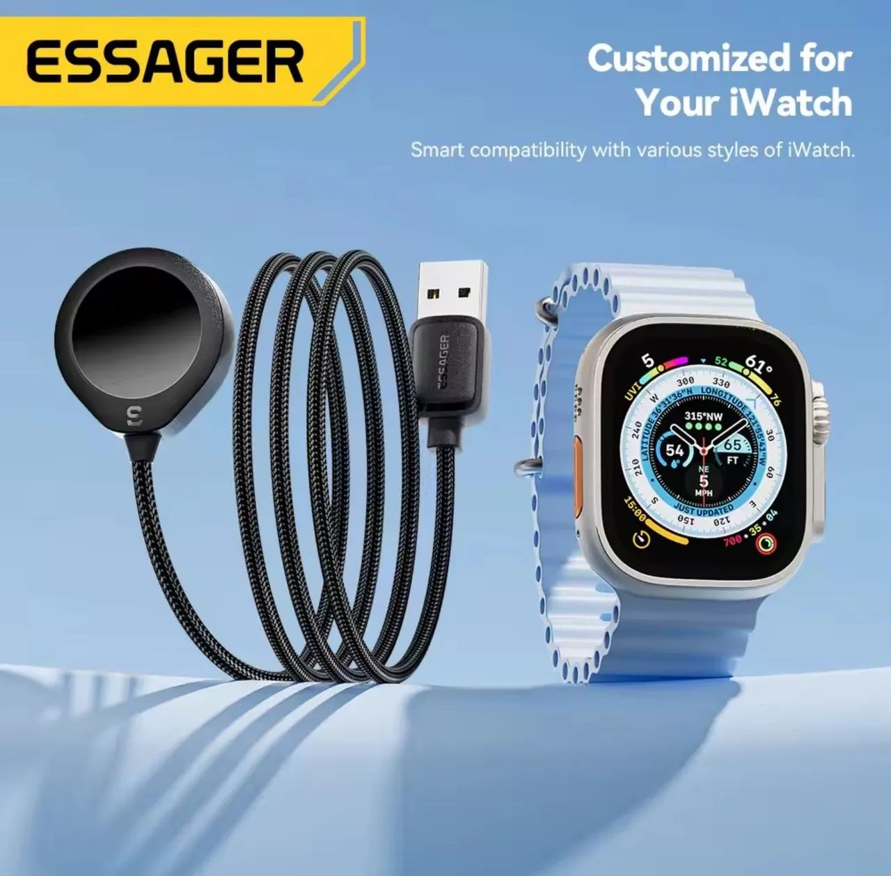 Carregador Magnético 2.5W para Apple Watch - Foto 5