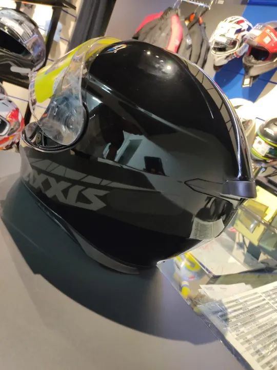 Capacete Axxis solid/mono gloss bleck - Foto 3