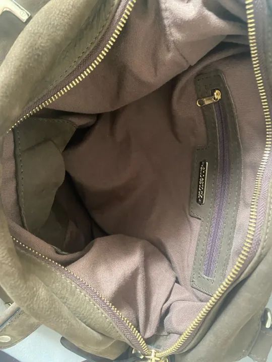 Bolsa em Couro Nabuco marrom Shoestock  - Foto 5