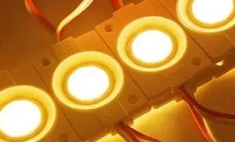 Led cob super brilhante Amarelo 2 Unidades 12v à prova d'água carro loja COD-CP765 
