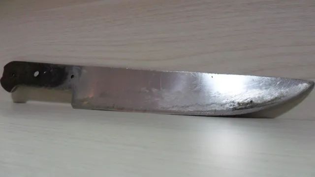 Faca antiga anos 50 Raridade, com cabo em Madrepérola - Foto 4