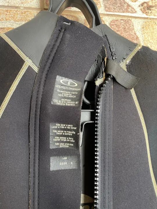 Roupa mergulho manga curta  - Foto 3