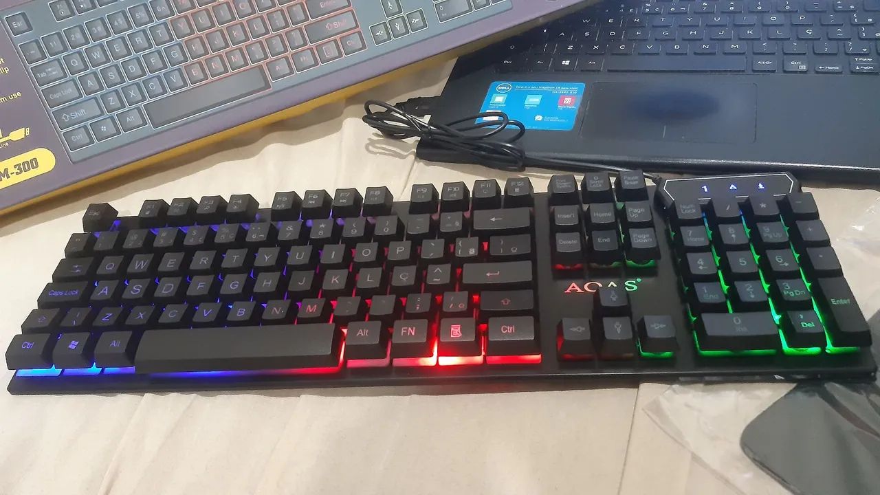 kit teclado e mouse gamer rgb - já é o menor preço - Foto 3