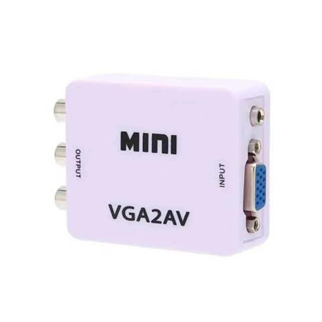 Conversor VGA Para AV RcA Áudio e Vídeo - Foto 4