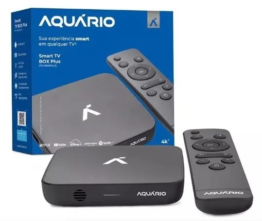 Tv Box Aquário Stv-3000 Plus 4k 16gb Preto Com 2gb Ram - Foto 5