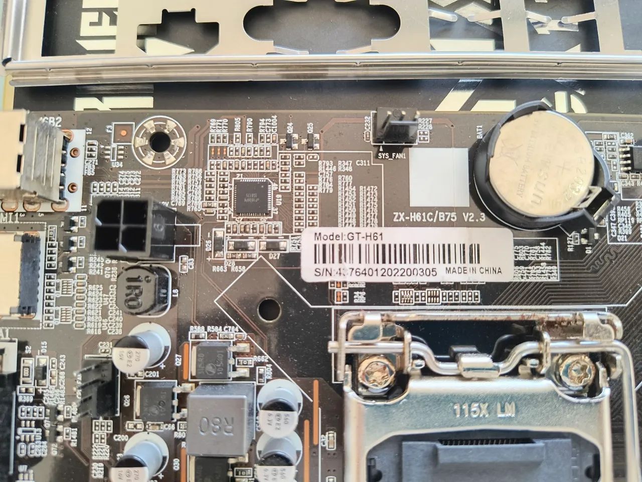 Placa mãe 1155 nova - Foto 4