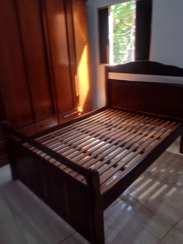 Cama Casal Madeira Maciça - Foto 2