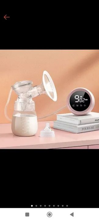 Bomba tira leite elétrica 