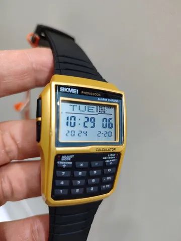 Relógio original calculadora prova de água  - Foto 4
