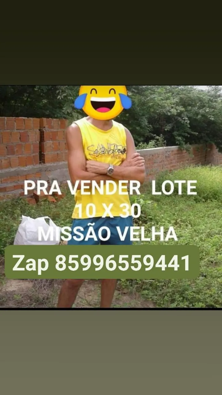 Vendo lote de terra em Missão Velha