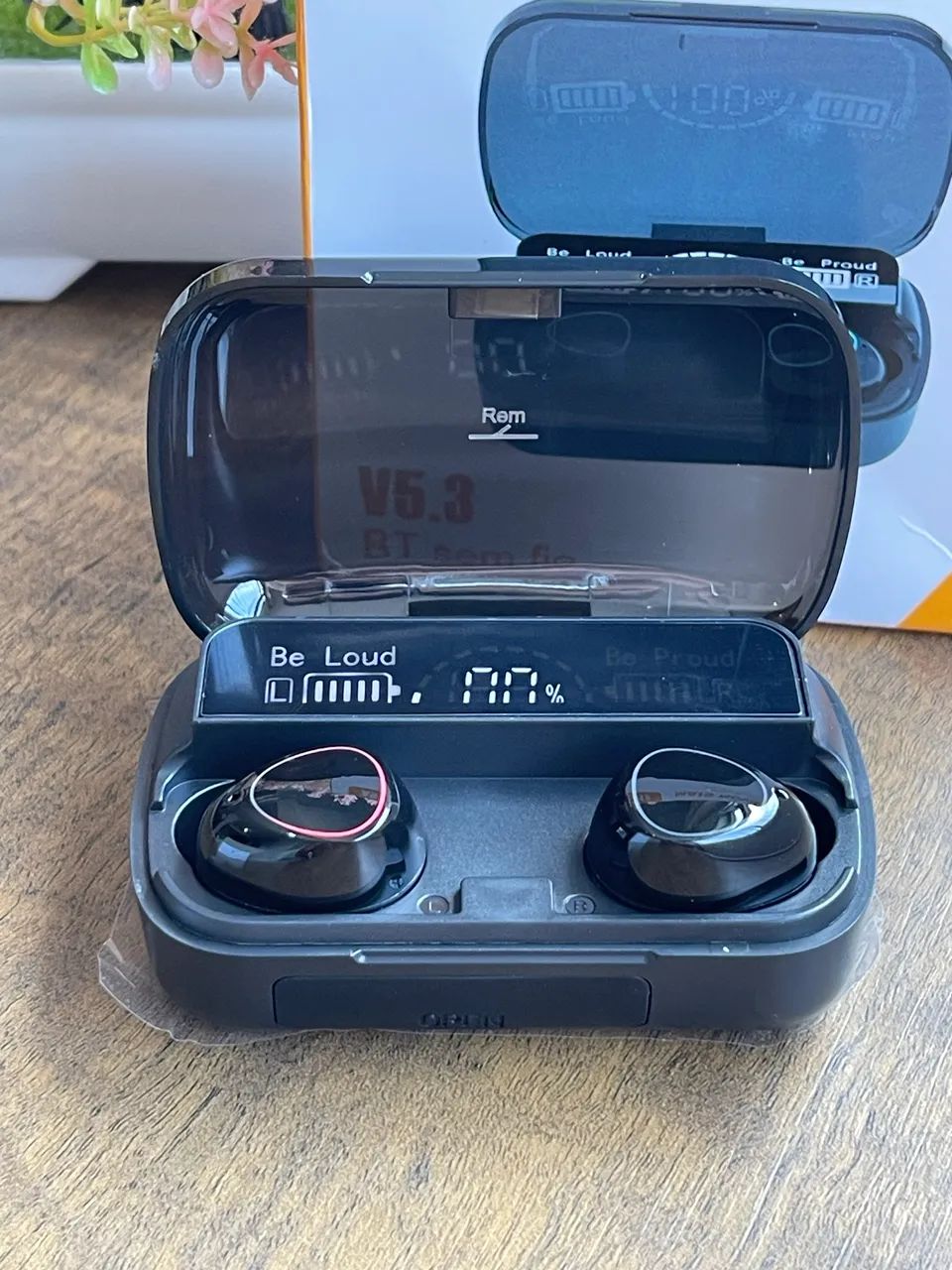 Fone Bluetooth M10 5.3 Tela Led Gamer Cancelamento de Ruido - Foto 2