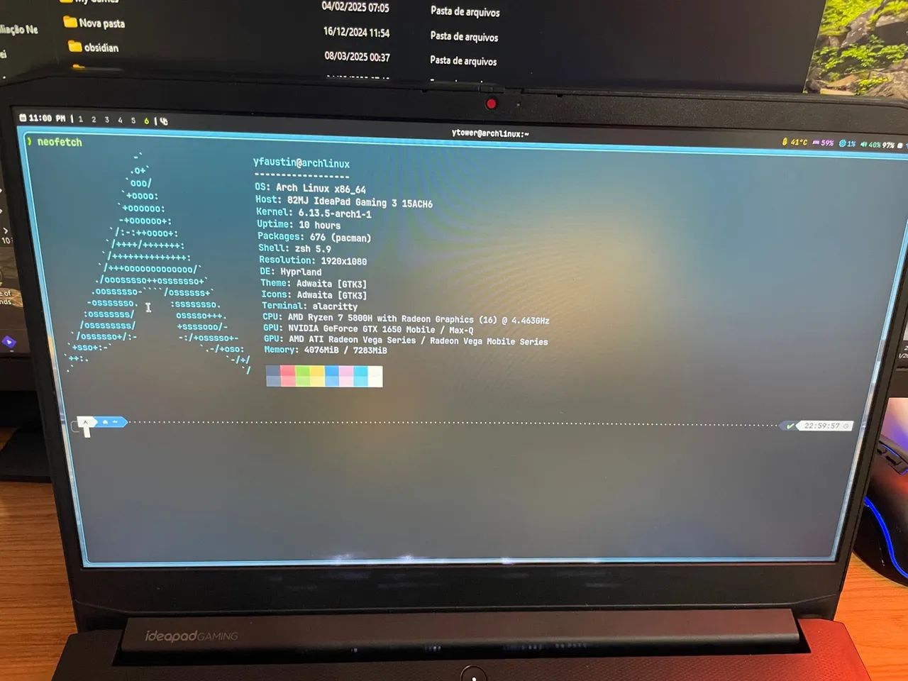 Lenovo Ideapad Gaming 3 Ryzen 7 5800H - Foto 3