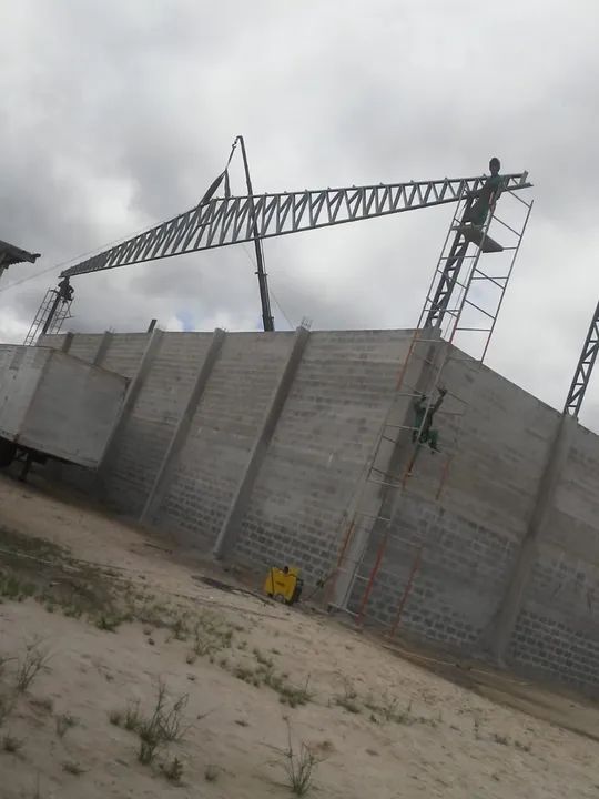 Estrutura metálica,Blocos de Concreto Hexagonais para Pavimentação - Foto 4