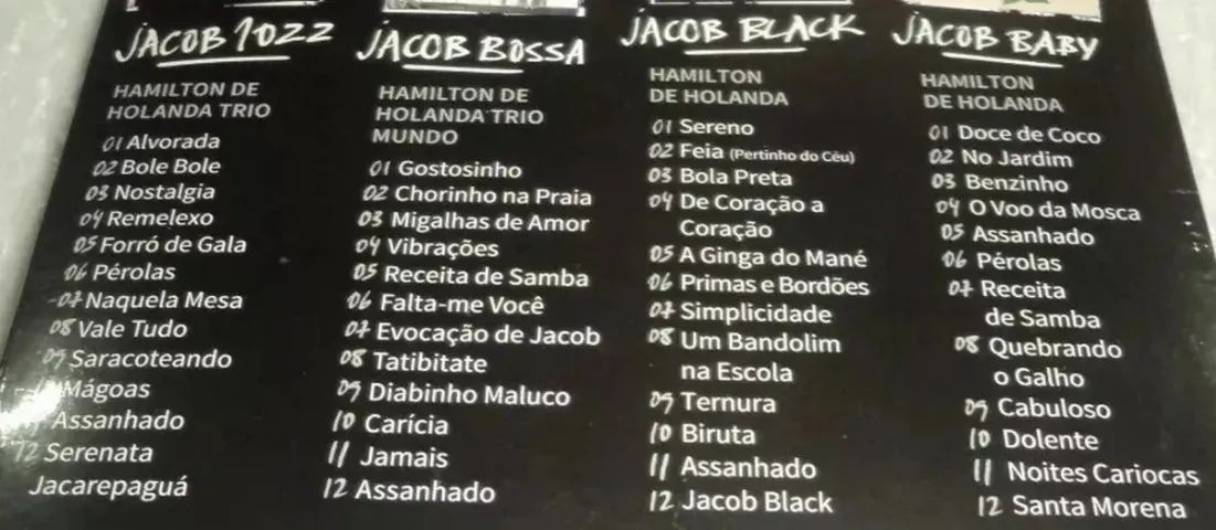 Box 4cds HAMILTON de HOLANDA - TOCA JACOB do BANDO 2018 br - L A C R A D O - Foto 4