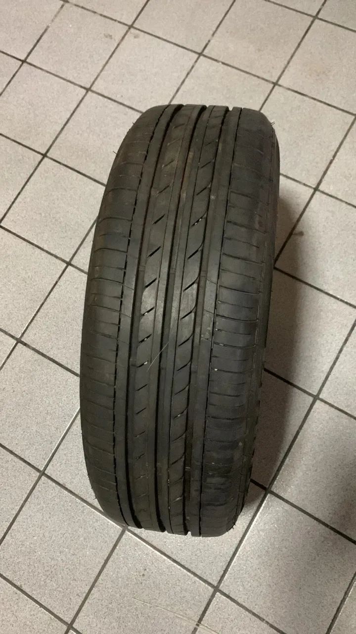 03 PNEUS E RODAS DE FERRO - ORIGINAIS GM - ÔNIX LT 2025 ARO 15 2ª GERAÇÃO - USADOS - Foto 3