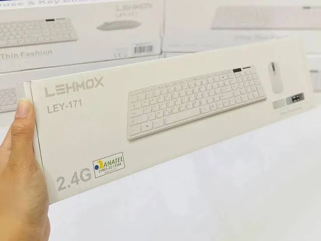 Kit teclado, mouse e teclado numérico sem fio64317619872387122