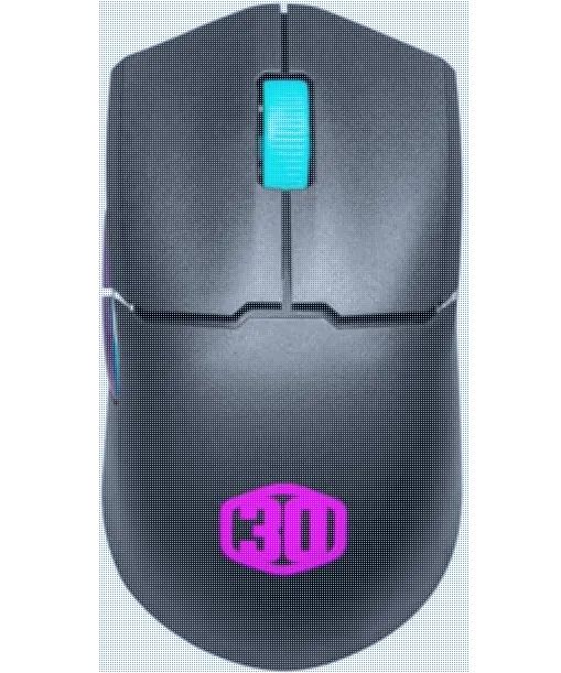 Mouse sem fio Cooler Master Mm712 Rgb, Edição especial 30 anos, 19.000dpi Preto (LACRADO) - Foto 4
