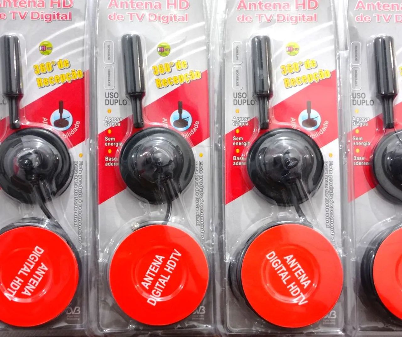 Antena Digital HDTV 360° - Sinal Forte - Uso Duplo