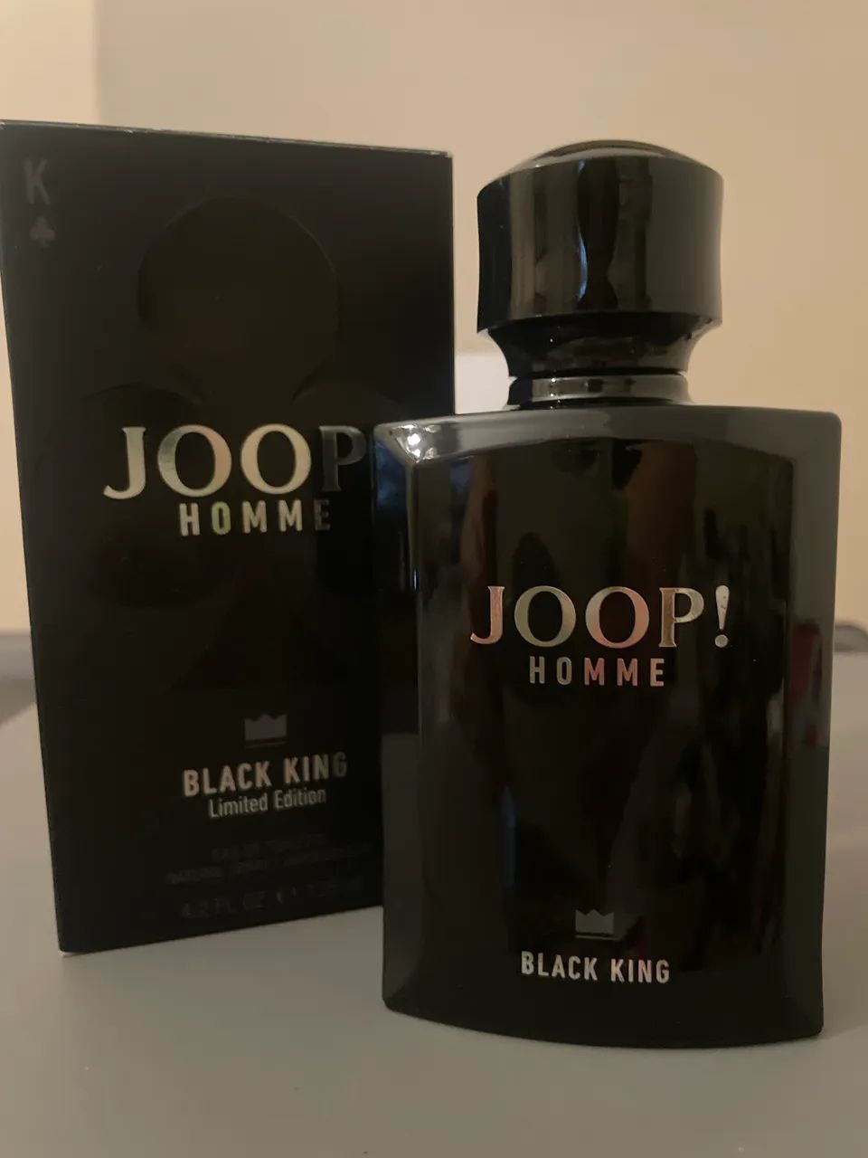 Joop Black King 125ml edição limitada apenas experimentado 