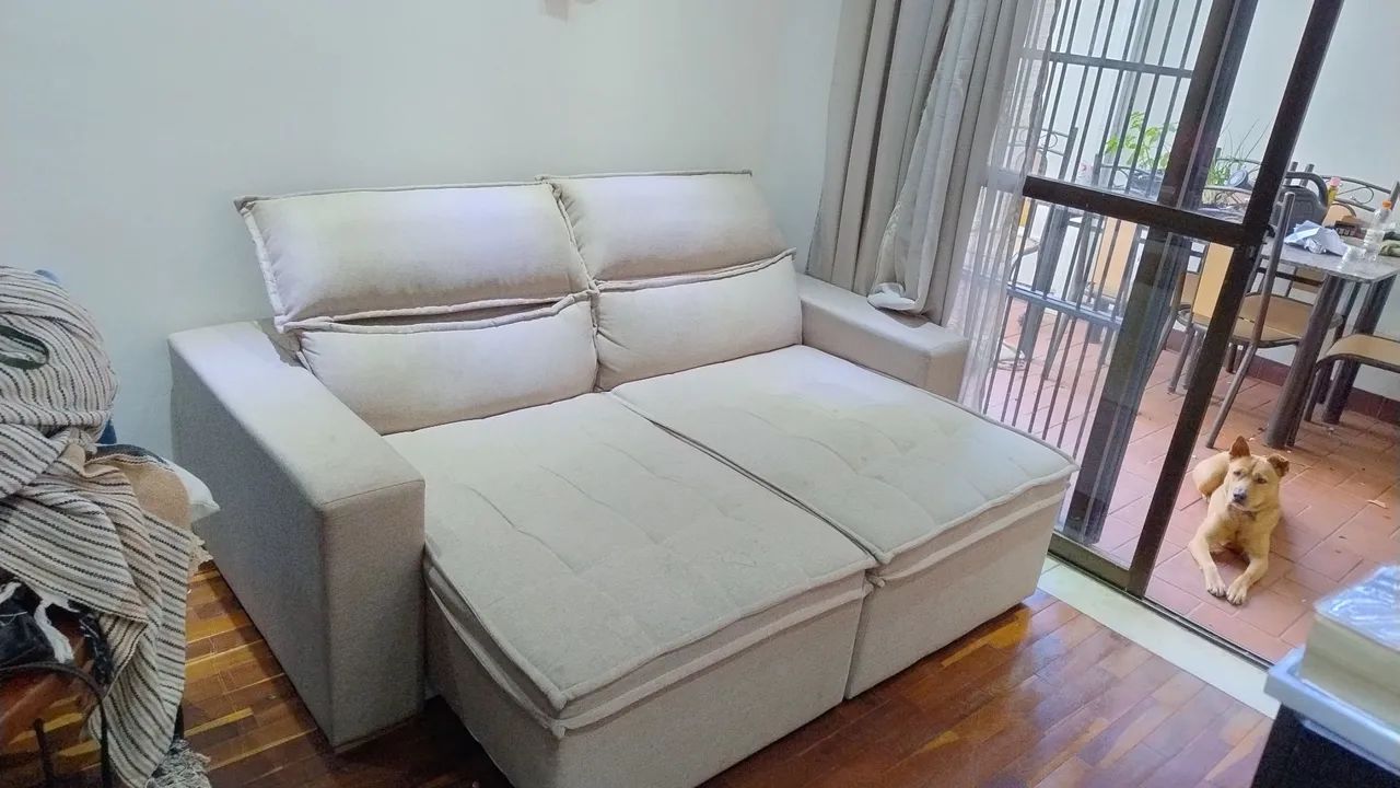 Sofá retrátil 3 lugares - Foto 2