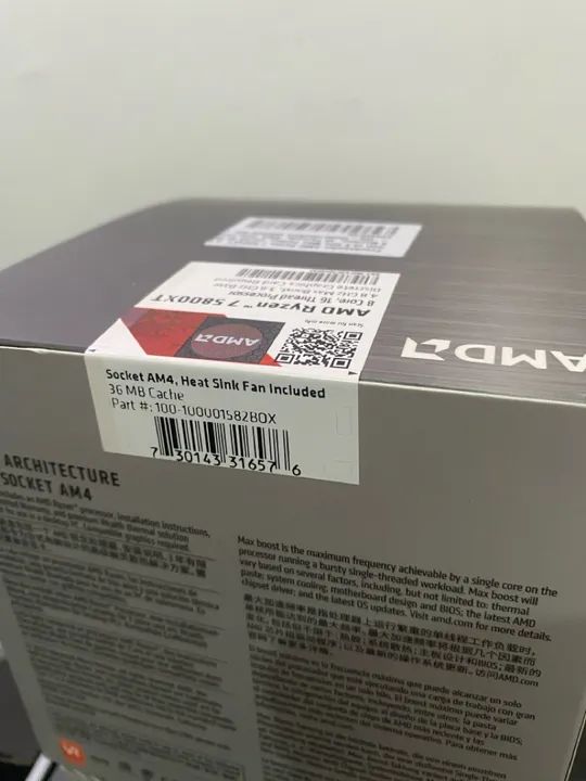 Processador Ryzen 7 5800XT Novo - Foto 2