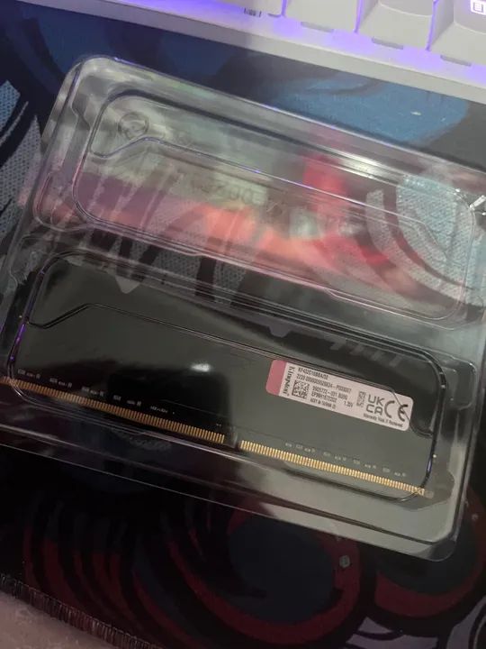 Memória Ram Fury Beast Rgb 32gb Kingston Kf432c16bba/32 (Usado) - Foto 2