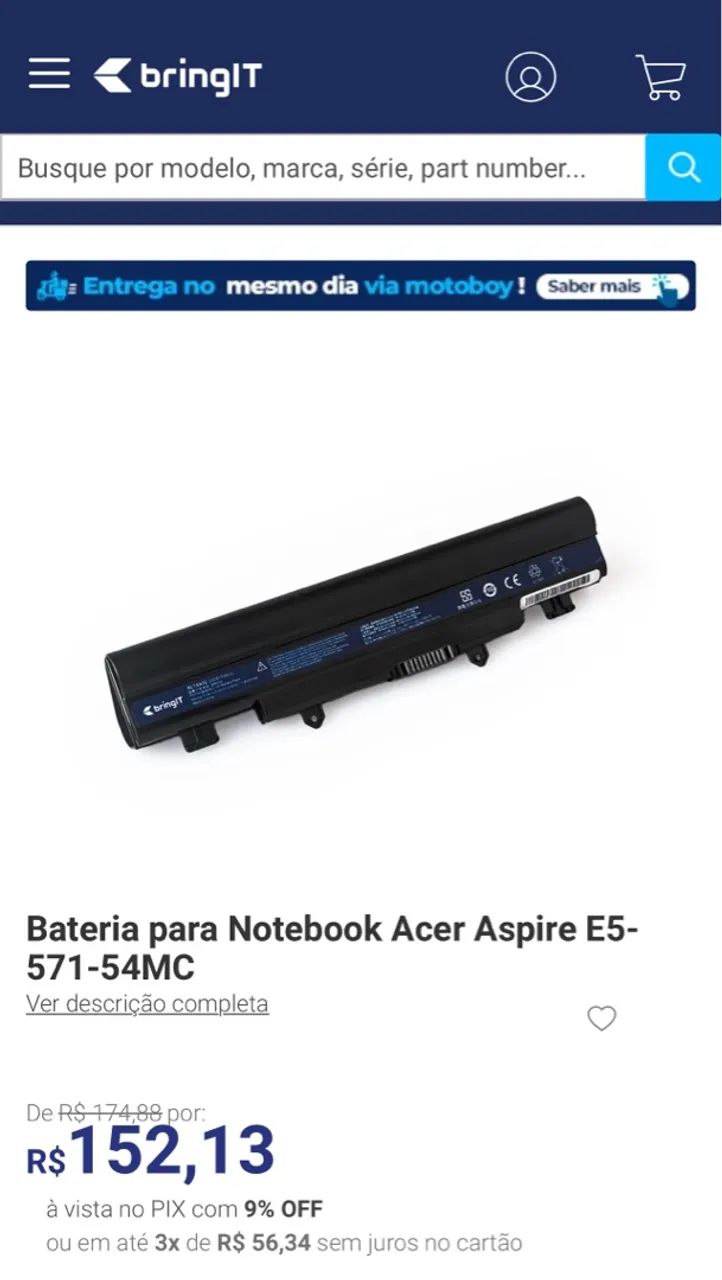 Notebook - Acer Aspire 5 E5-571  - Foto 5