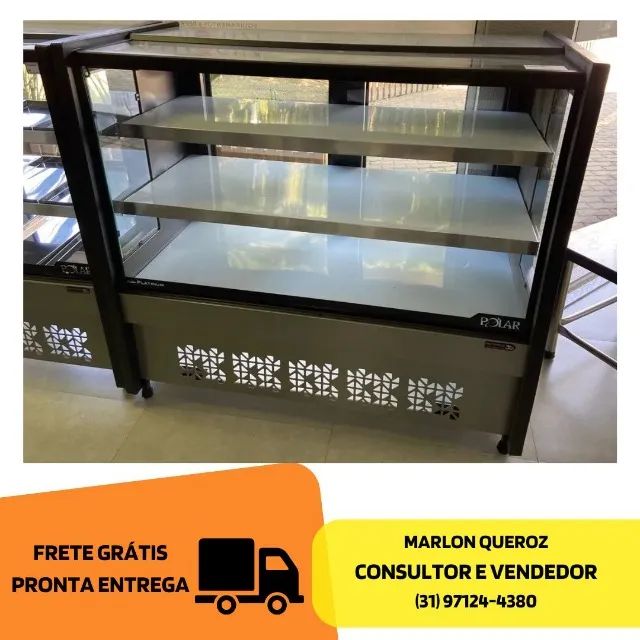 Balcão Vitrine Seco Polar 1,25M