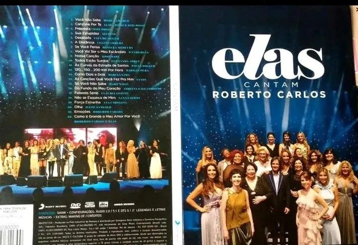 Dvd Roberto Carlos, elas cantam Roberto  - Foto 2