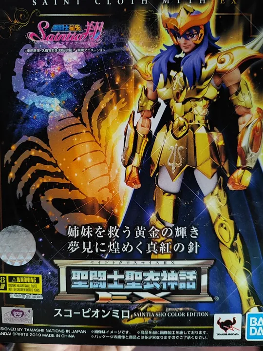 Saint Seiya - Myth Cloth EX - Scorpio Milo Saintia Show Color Edition