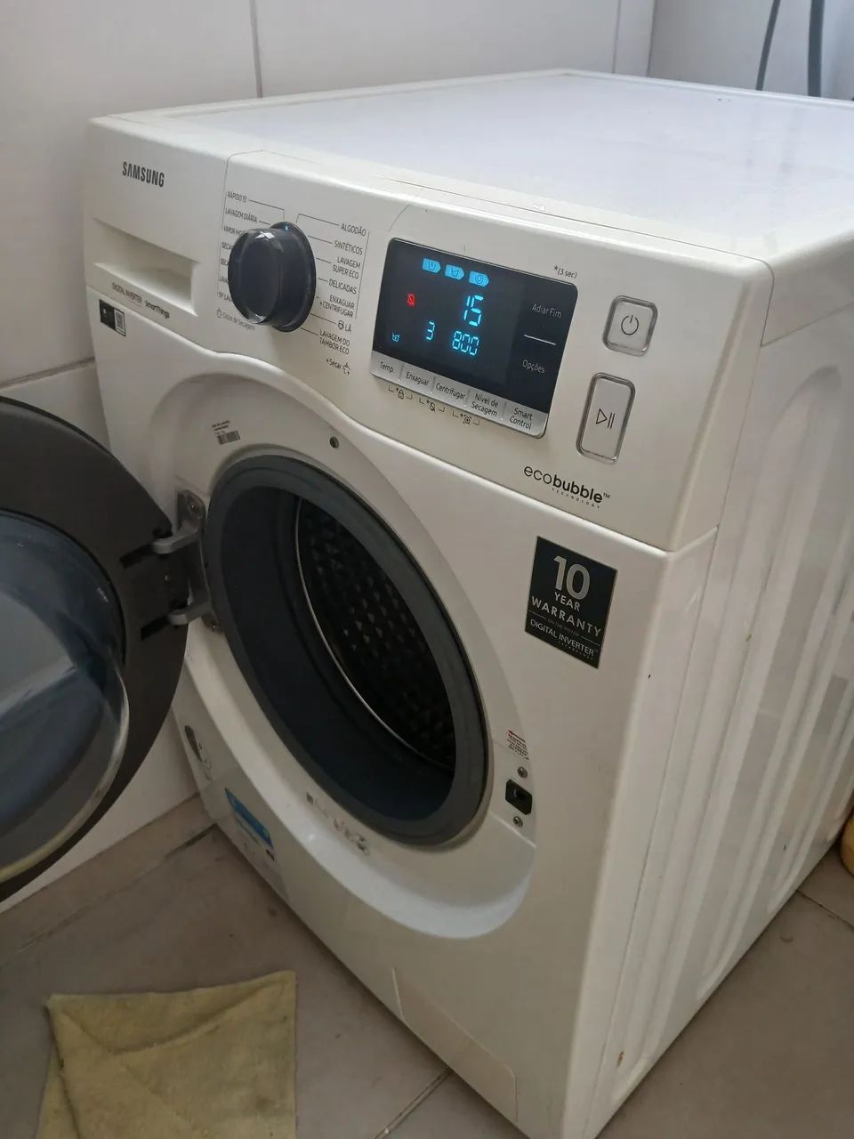 Máquina de Lavar e Secar Samsung EcoBubble 10kg - Foto 5