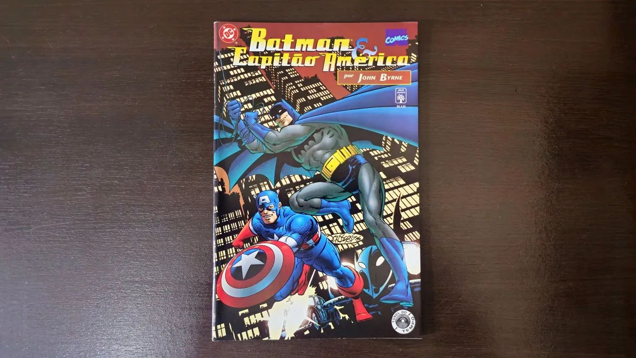 Batman e Capitão América - DC Comics - Marvel - HQ Abril