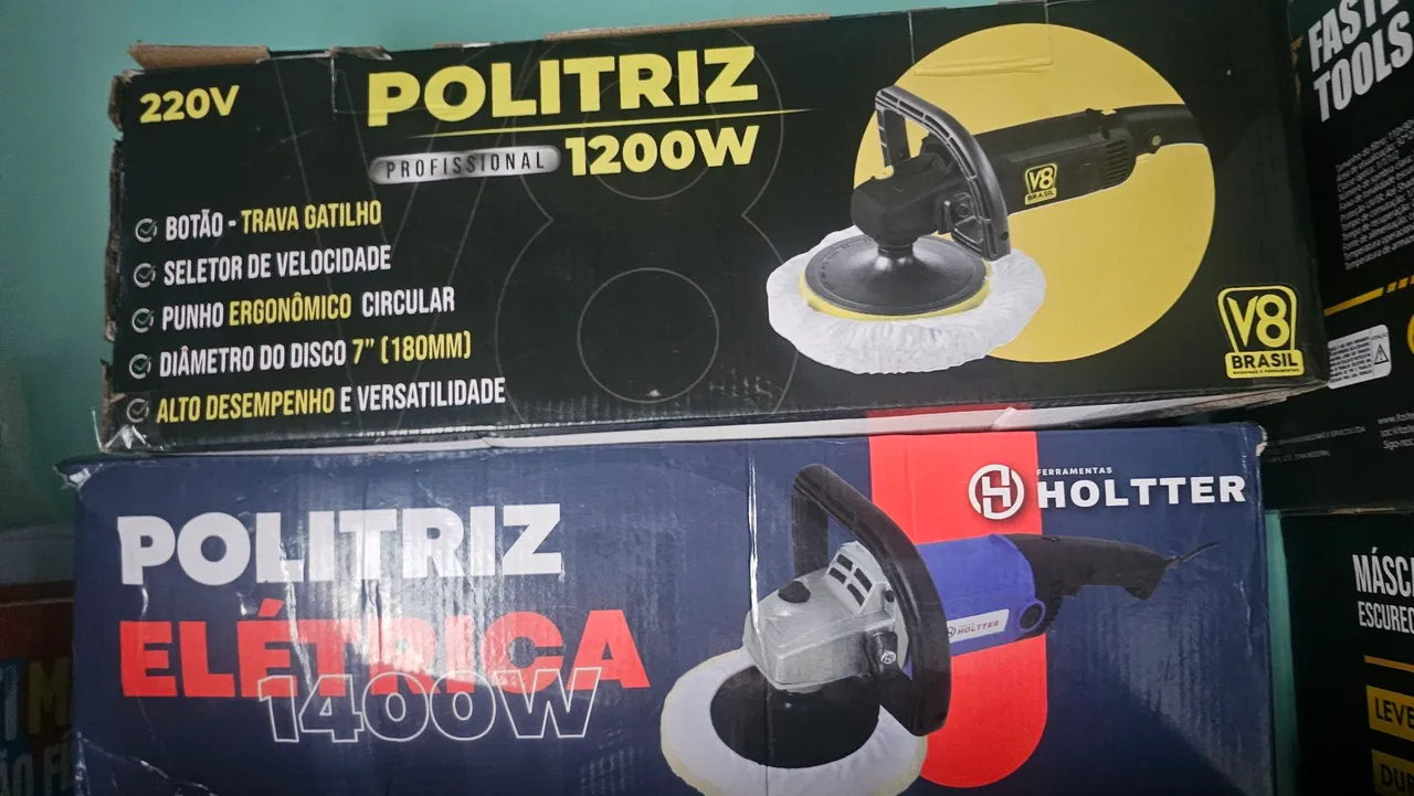 Politriz Elétrica 1200W e 1400W Profissional