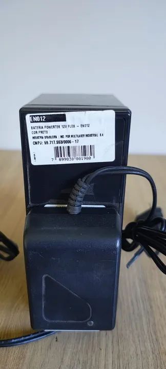 Fonte No-Break 13.8v 2a Volt + Bateria Selada Powertek 12v Flex En012 - Foto 3