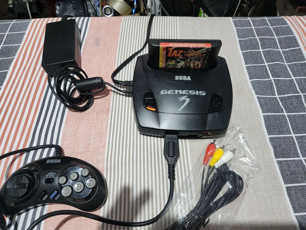 Sega Genesis 3 com Jogo Taz Mania - Foto 5