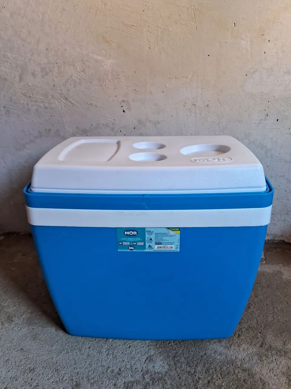 Cooler Térmico Azul 34L MOR zero