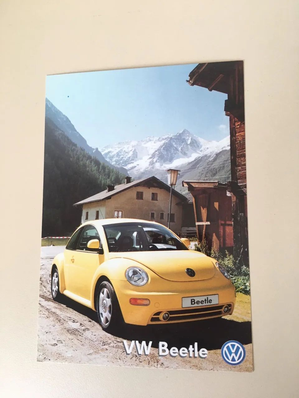 Cartão Postal New Beetle novo 