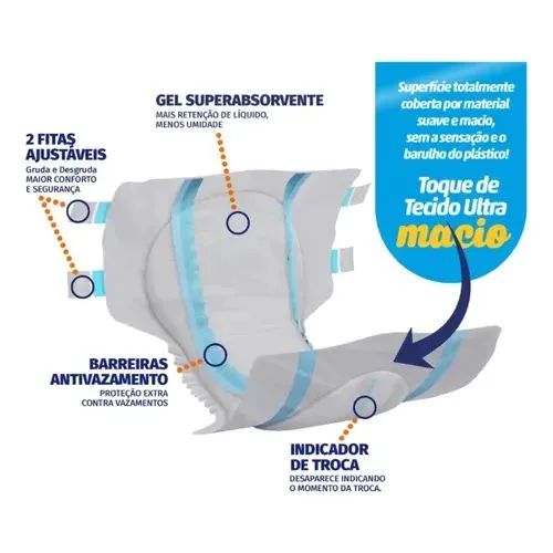 Fralda Geriátrica Wellness Confort64319739656321122