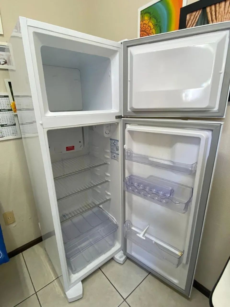 Geladeira Duplex Electrolux Branca - Foto 3