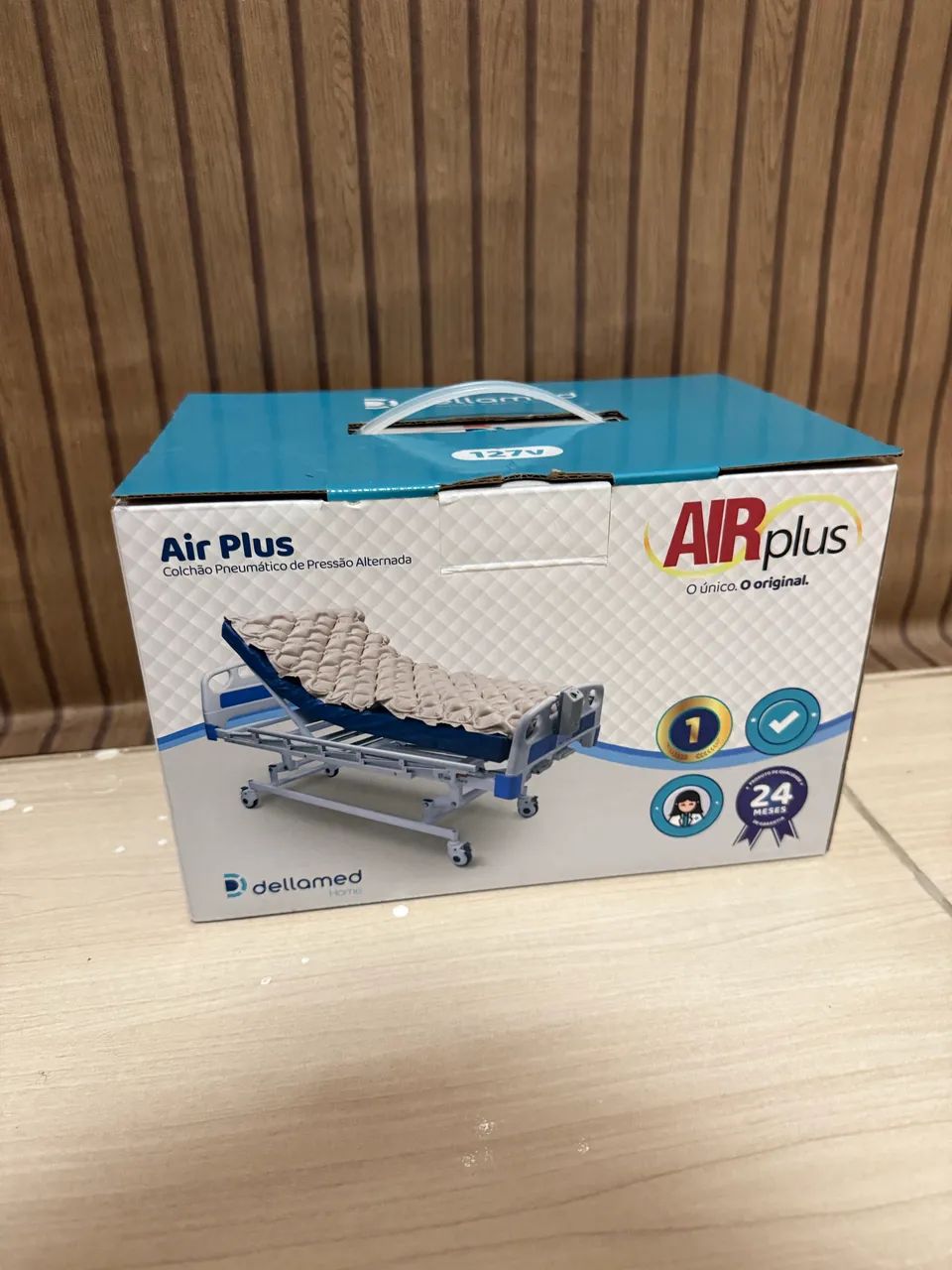 Bomba automática de encher colchão casca de ovo  - Foto 5