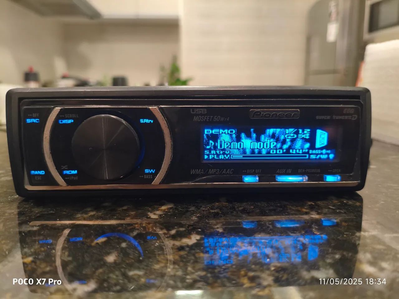 Rádio Pioneer golfinho frente motorizada  - Foto 4