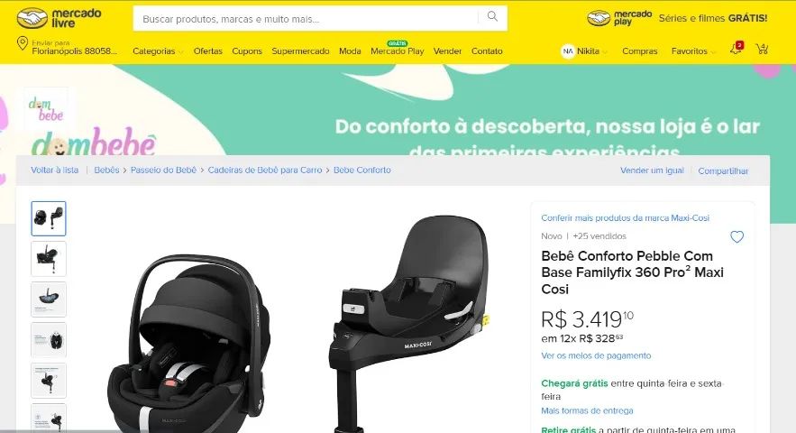 Cadeira de Carro Maxi-Cosi Pebble 360 com Base - Foto 4