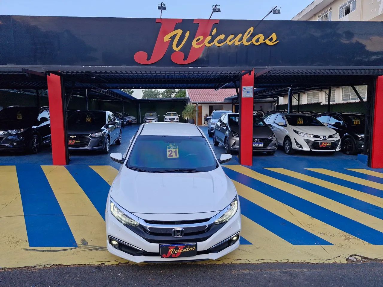 CIVIC EXL 2.0 CVT 2021.21 BRANCO COM 38 MIL KM - Foto 2